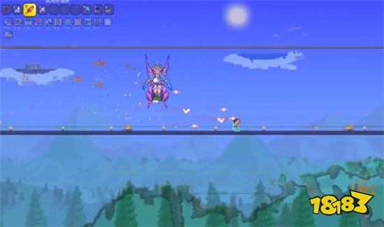 泰拉瑞亚光之女皇怎么打 光之女皇双层铁轨逃课打法一览