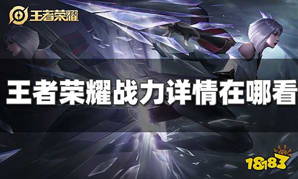 王者荣耀战力详情在哪看