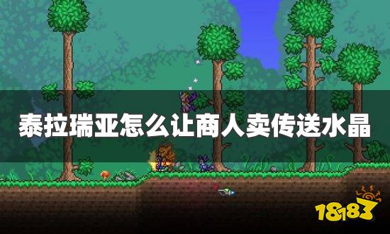 泰拉瑞亚怎么让商人卖传送水晶 商人卖传送水晶解锁方法