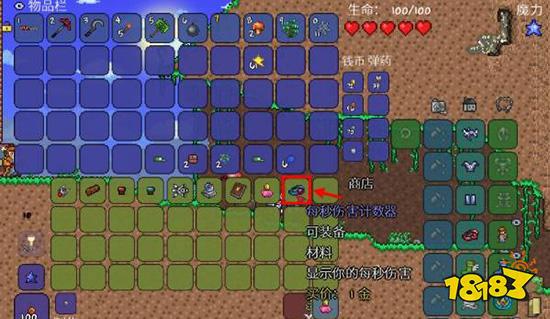 泰拉瑞亚每秒伤害计算器怎么得 每秒伤害计算器获得方法