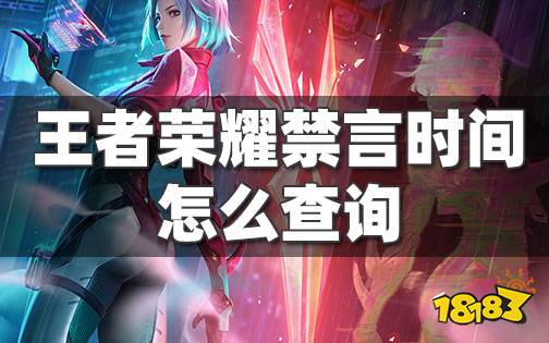 王者荣耀禁言时间怎么查询