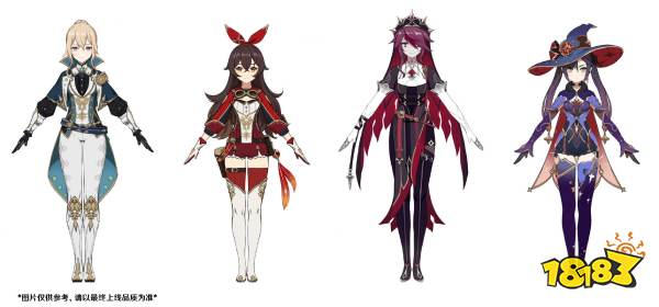 原神琴立绘一览 琴衣着更替后立绘