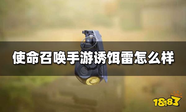 使命召唤手游诱饵雷怎么样 伤害道具诱饵雷使用技巧