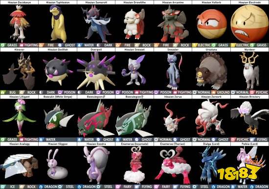 《宝可梦传说：阿尔宙斯》遭偷跑 众多宝可梦新形态泄露