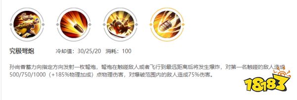 王者荣耀孙尚香技能介绍 孙尚香技能技巧解析