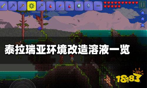 泰拉瑞亚环境改造溶液大全 泰拉瑞亚环境改造溶液一览