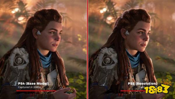 《地平线:西之绝境》PS5与PS4版对比 女主更迷人