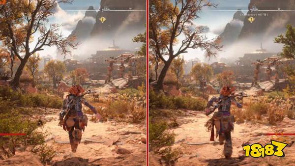 《地平线:西之绝境》PS5与PS4版对比 女主更迷人