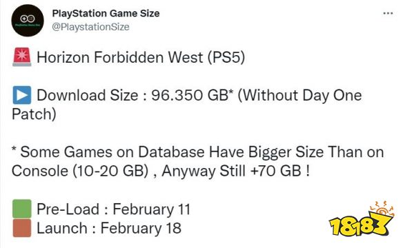 地平线西之绝境ps5容量多大 ps5容量大小一览