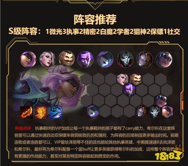 金鏟鏟之戰雙城傳說霓虹之夜希爾科四大上分陣容推薦