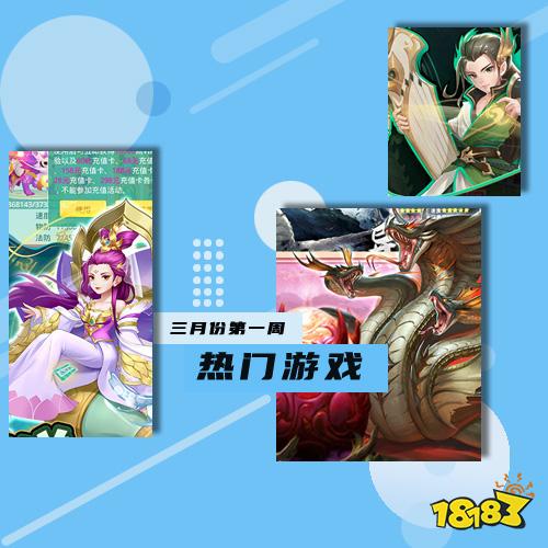 2022三月份第一周热门游戏:西游回合制热度最高