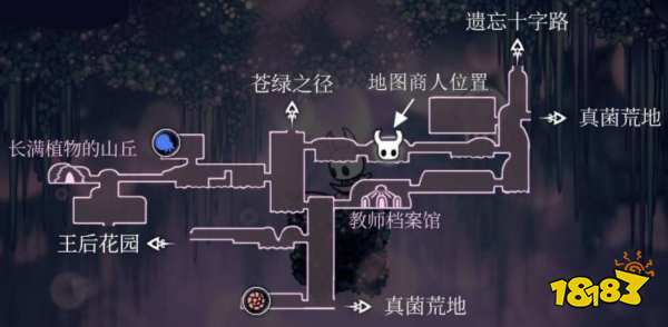 空洞騎士霧之峽谷地圖商人在哪里 霧之峽谷地圖商人位置介紹