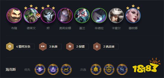 云顶之弈精密德莱文阵容阵容搭配 精密德莱文阵容装备推荐