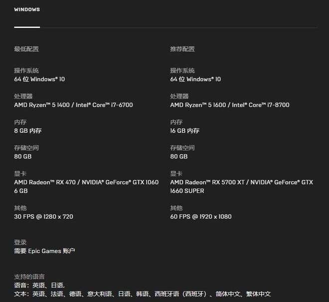 最终幻想起源配置要求高吗 最终幻想起源配置要求介绍