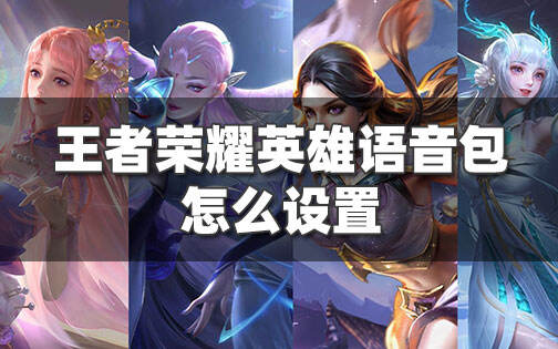 王者荣耀英雄语音包怎么设置 王者技能语音包设置方法