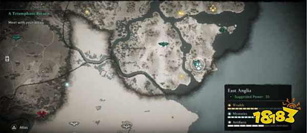 刺客信条英灵殿哪里有传奇动物 传奇动物坐标