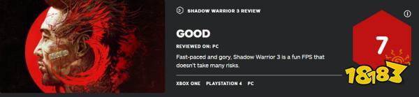 影子武士3IGN评分高吗 IGN评价与评价一览