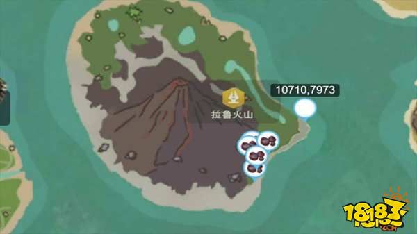 创造与魔法拉鲁火山地图资源分布解析