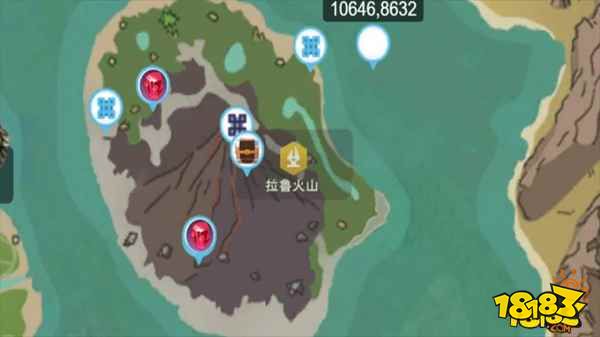 創(chuàng)造與魔法拉魯火山地圖資源分布解析