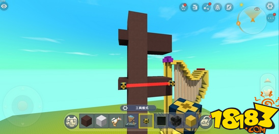 迷你世界微缩道具教程 教你制作二胡模型