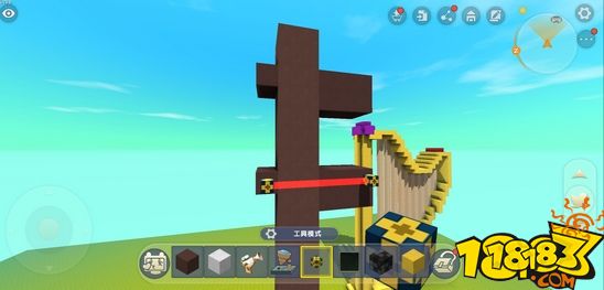 迷你世界微缩道具教程 教你制作二胡模型