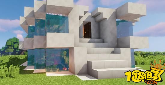 我的世界水墙公寓建筑教程