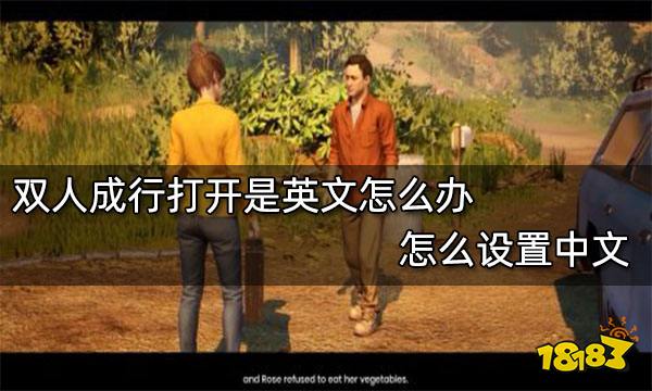 双人成行打开是英文怎么办 怎么设置中文