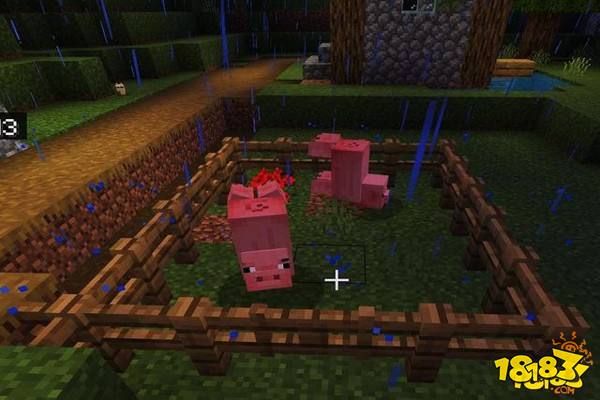 我的世界玩家自制挖矿机 完美收集矿物自动铺设冰道