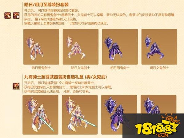 DNF国服13套至尊时装汇总 从英雄王到宇宙幻象