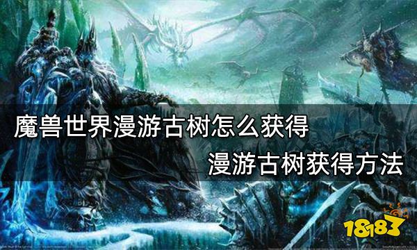 魔兽世界漫游古树怎么获得 漫游古树获得方法