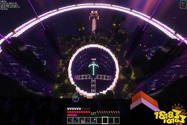 我的世界脑洞大开的设计 末地主岛太适合科幻风建筑了