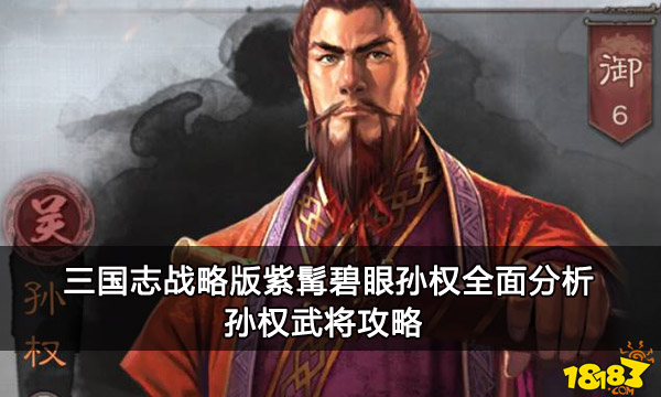 三国志战略版紫髯碧眼孙权全面分析 孙权武将攻略