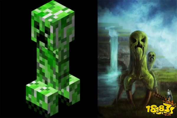 我的世界来自玩家的手绘 生物真实的样子