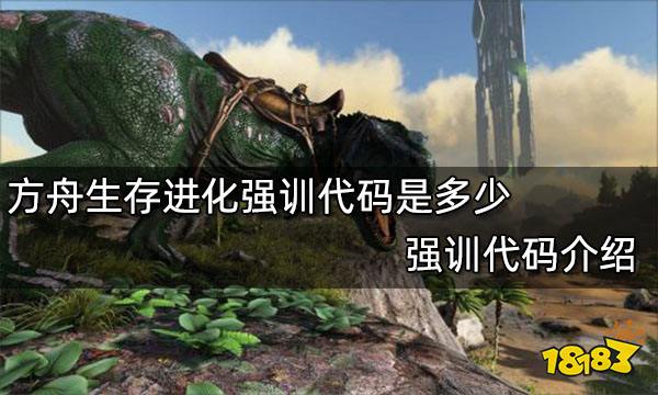 方舟生存进化强训代码是多少 强训代码介绍