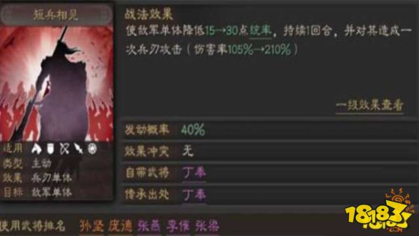 三国志战略版安丰侯丁奉全面分析 丁奉武将攻略