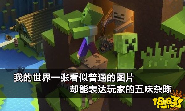 我的世界一张看似普通的图片 却能表达玩家的五味杂陈