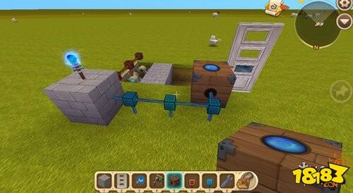 迷你世界开门陷阱做法 开门陷阱制作方法