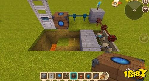 迷你世界开门陷阱做法 开门陷阱制作方法