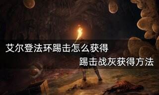 <b>艾尔登法环踢击怎么获得 踢击战灰获得方法</b>
