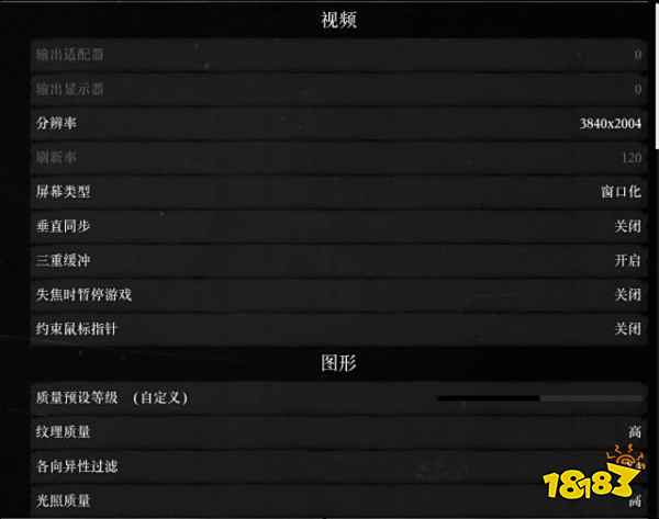 荒野大镖客2画面如何设置最佳 最佳画面设置