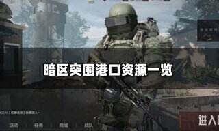 暗区突围上谷港口资源点介绍 港口资源一览