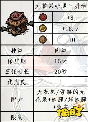 饥荒无花果食谱有哪些 无花果食谱大全