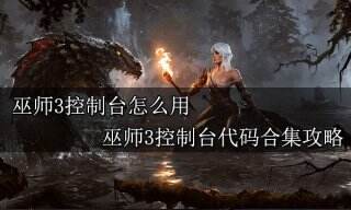 巫师3控制台怎么用 巫师3控制台代码合集攻略