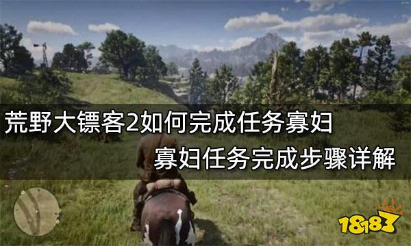 荒野大镖客2如何完成任务寡妇 寡妇任务完成步骤详解