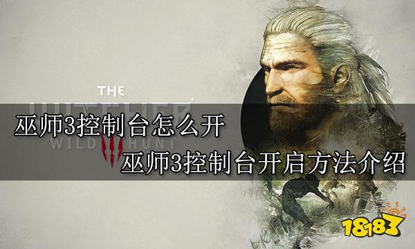 巫师3控制台怎么开 巫师3控制台开启方法介绍