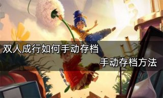 双人成行如何手动存档 手动存档方法