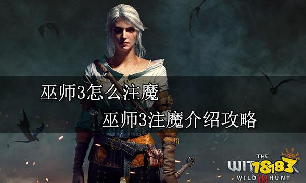 巫师3怎么注魔 巫师3注魔介绍攻略