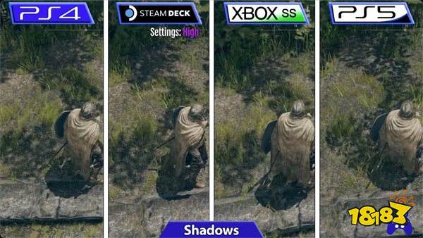 Steam Deck版《老头环》对比PS4/5、XSS 表现不俗