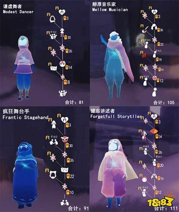 光遇表演季兑换顺序 表演季毕业礼兑换顺序