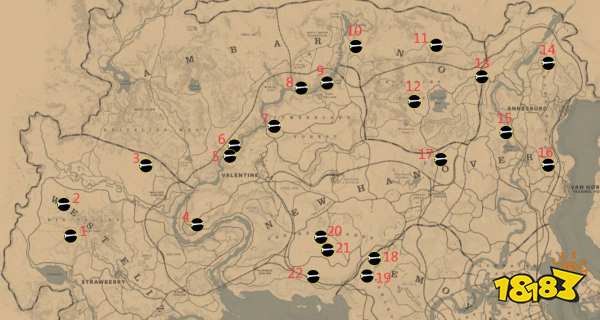 荒野大镖客2恐龙化石具体位置在哪 恐龙化石具体位置一览